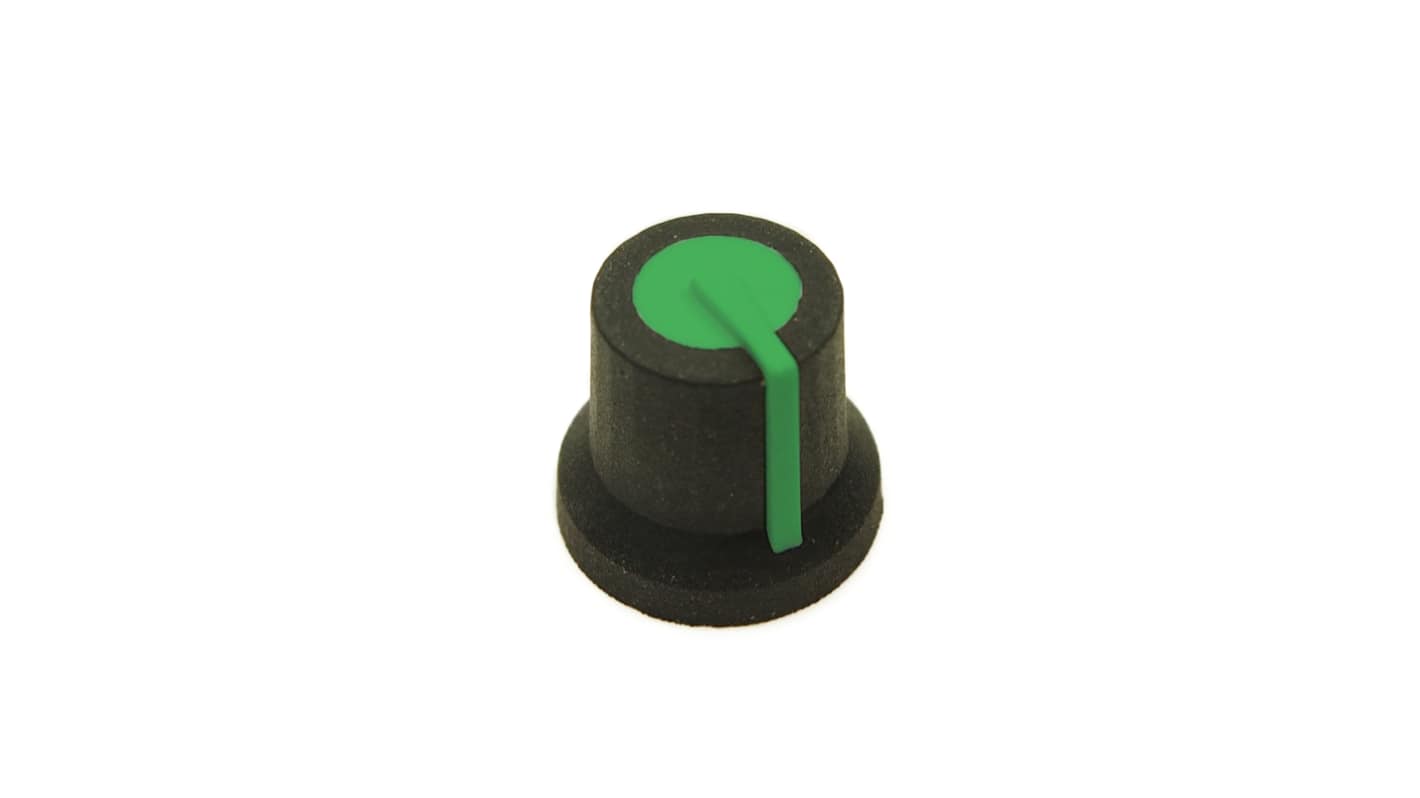 RS PRO ノブ, 6mm, スプライン軸 直径:16.2mm