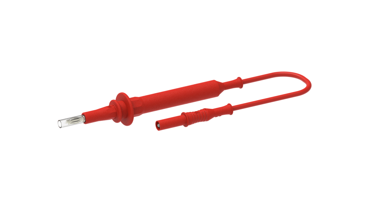 Electro PJP Spring Loaded Test Probe, 4mm Tip, 1kV, 4mm Socket, 20A