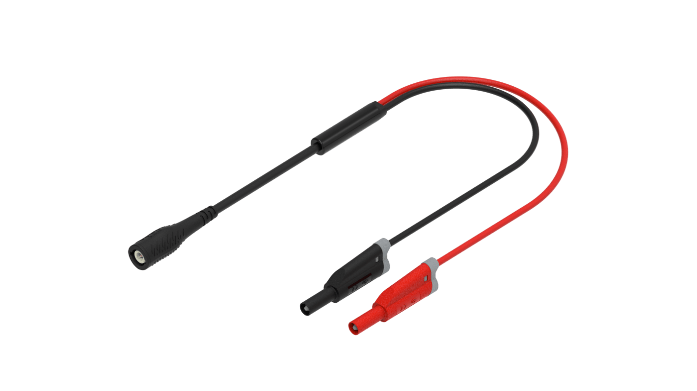 Electro PJP Banana Plug, 3A, Red, 200cm Lead Length