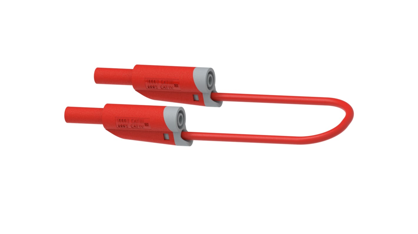 Electro PJP Banana Plug, Red, 150cm Lead Length