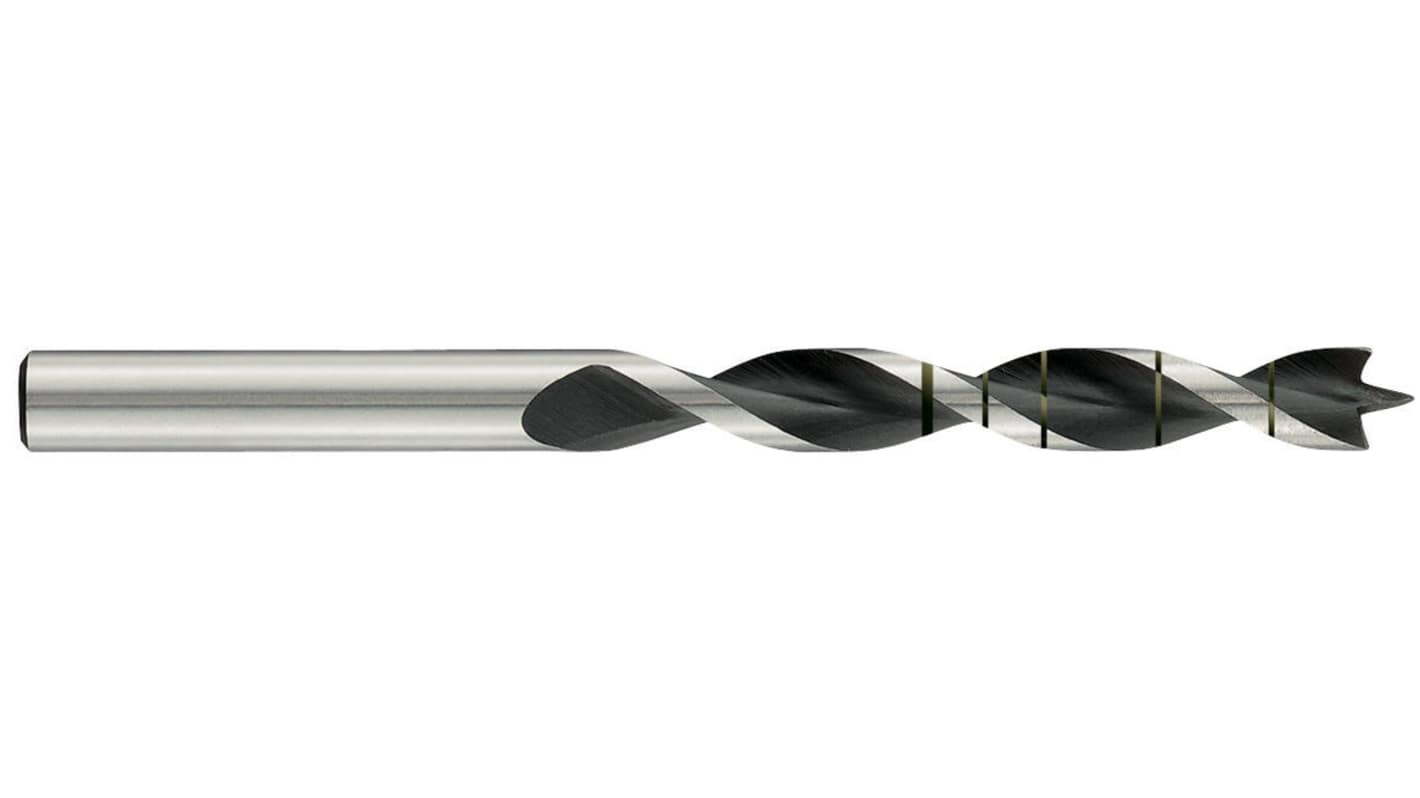 Tivoly 1086384 Series Carbon Steel Wood Drill Bit for Wood, 6mm Diameter, 93 mm Overall