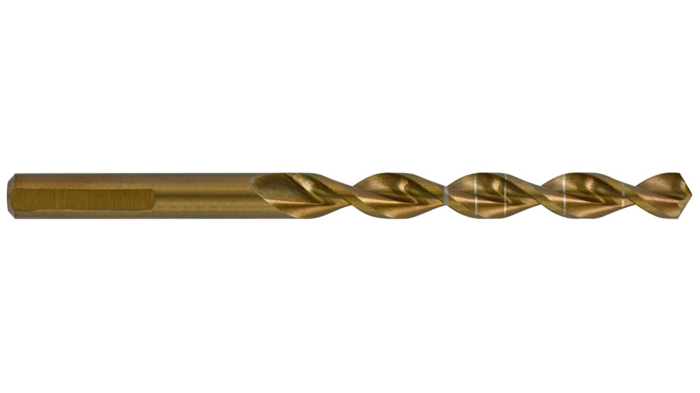 Tivoly 1080442 Series High Speed Steel Twist Drill Bit for Metal, Wood, 4mm Diameter, 75 mm Overall