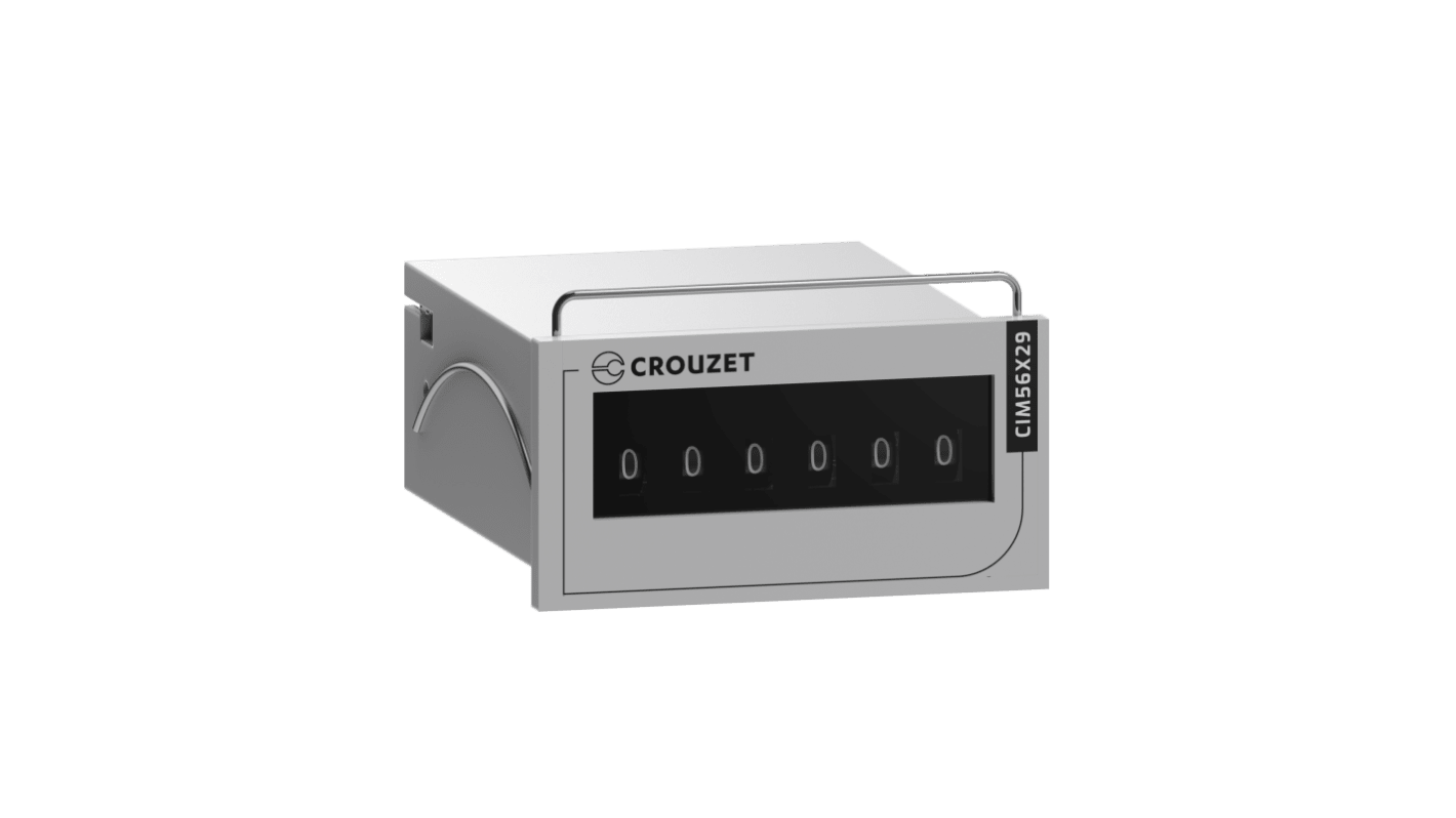 Contatore Crouzet, Impulso, display Meccanico 6 cifre, 24 V cc