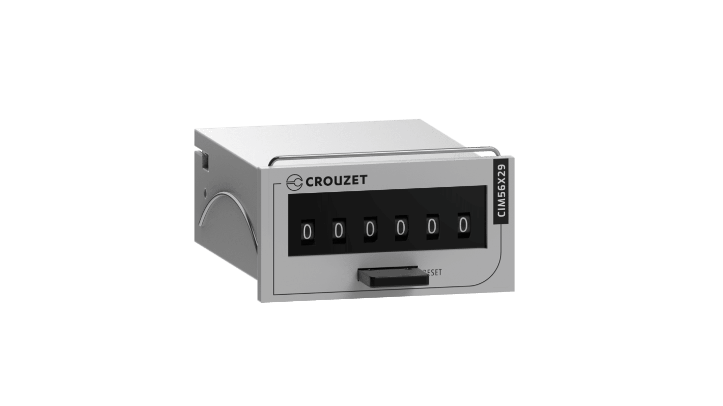 Contatore Crouzet, Impulso, display Meccanico 6 cifre, 48 V CC