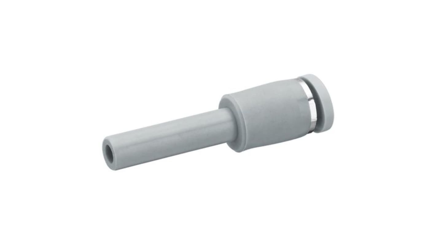 EMERSON – AVENTICS QR1-S-RED Series Straight Fitting, Push In 8 mm to Push In 10 mm, Push-in Connection Style,