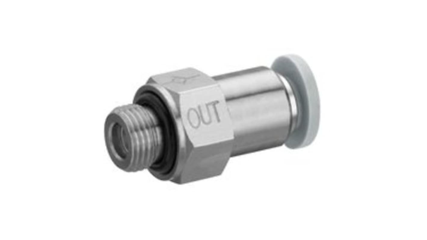 EMERSON – AVENTICS QR1-ANR Non Return Valve G 1/4 Female Inlet, 6mm Tube Inlet, G 1/4 Male Outlet, 6mm Tube Outlet, 0.8