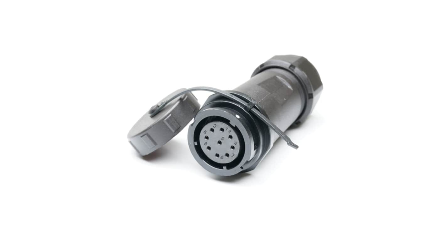 RS PRO Industrial Circular Connectors, 9 Contacts, In-line, SY21 Connector, Socket, Female, IP67