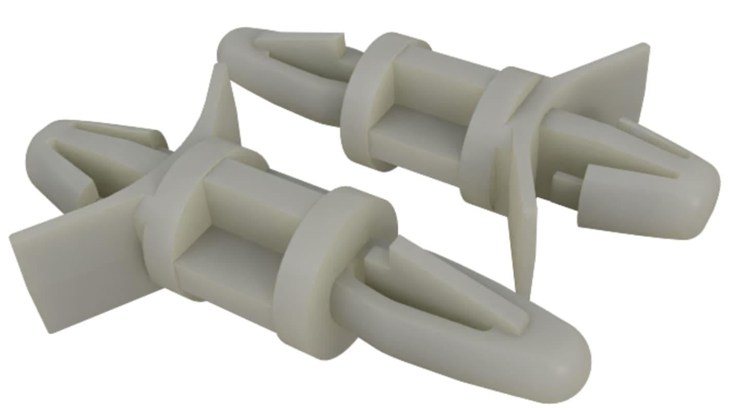 Podkładka dystansowa płytek PCB 4.8mm Nylon 66 Zatrzaskowy dystans otwór w PCB: 4mm