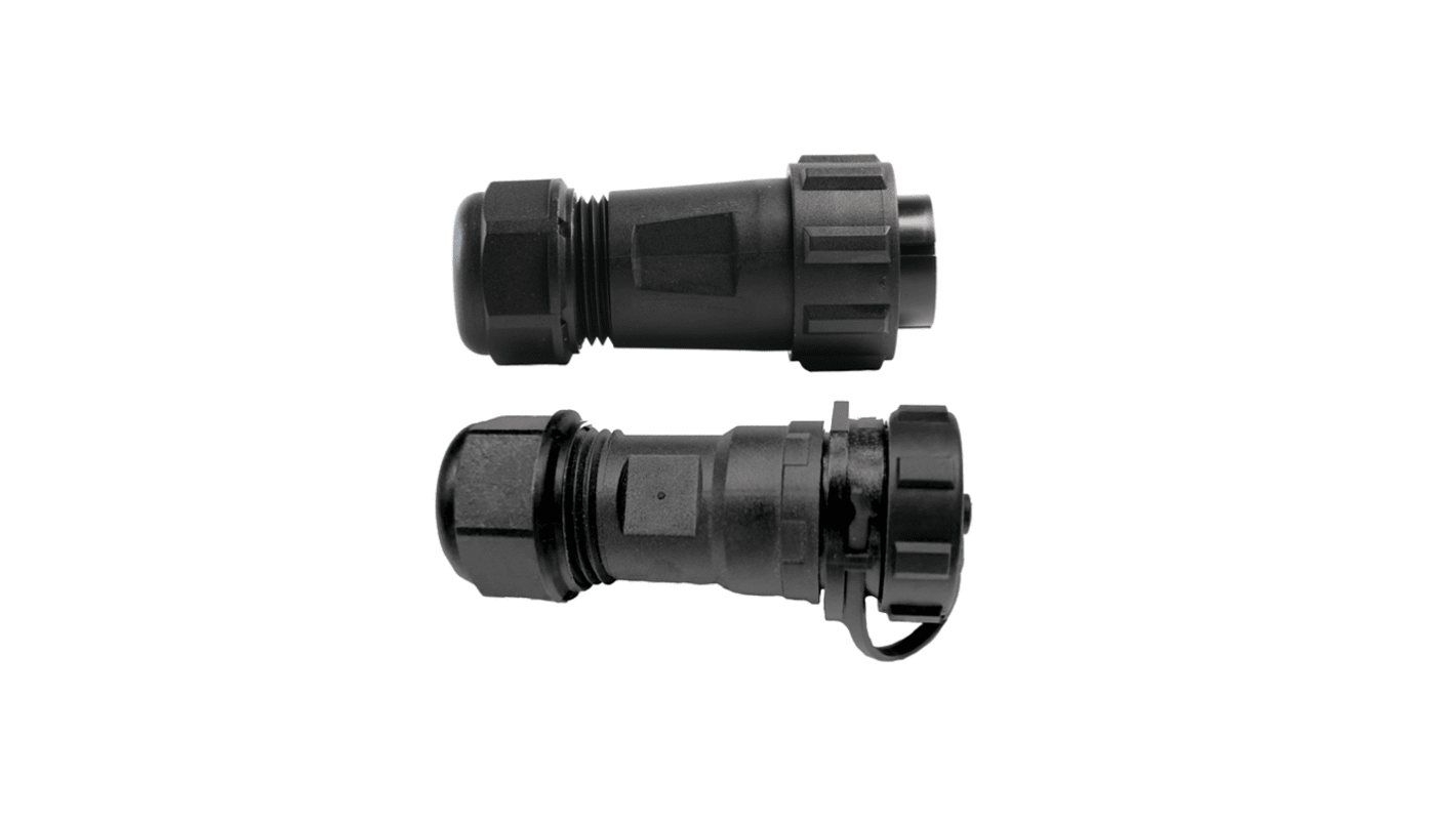 RS PRO Industrial Circular Connectors, 4, 4 Contacts, Cable, In-Line, SP21 Connector, Plug and Socket, Male and Female