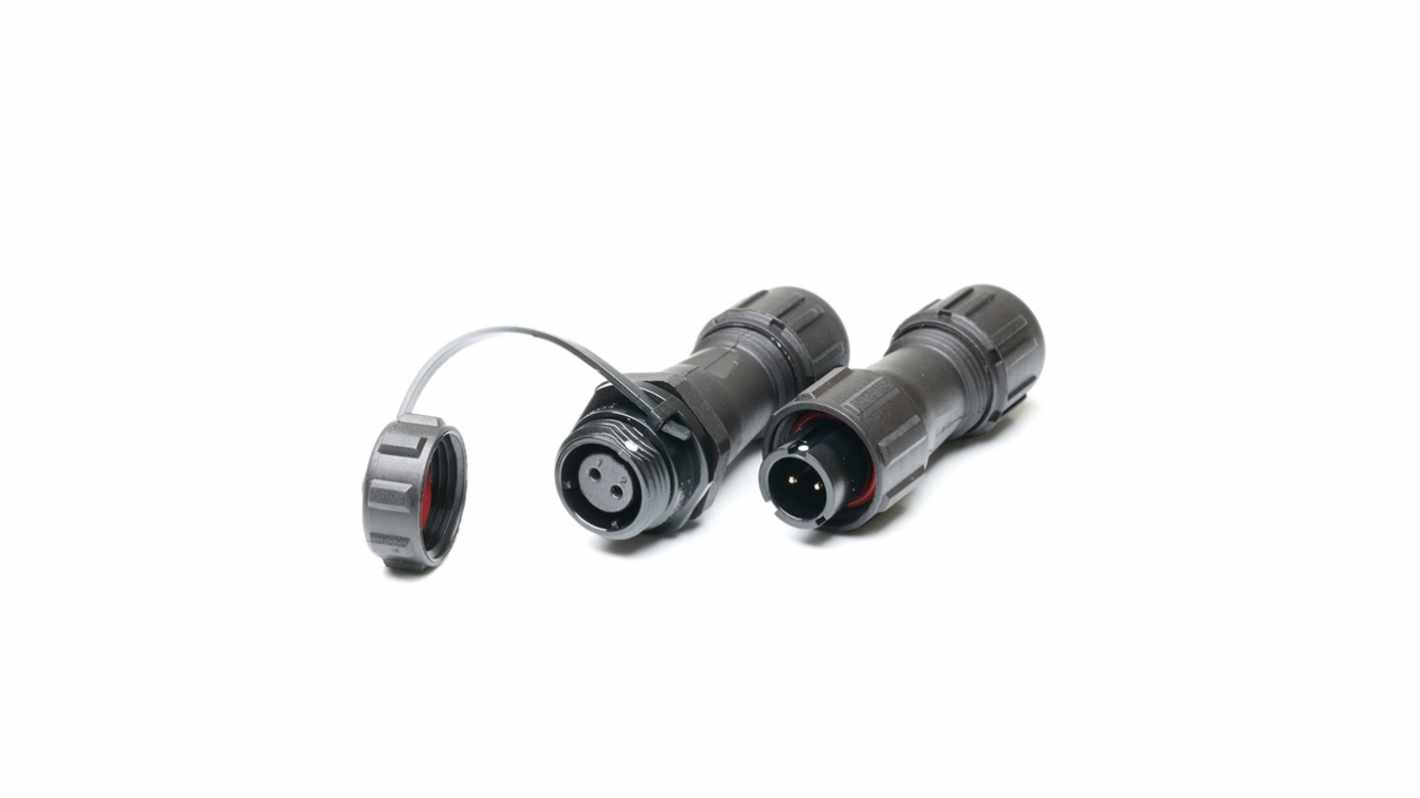 RS PRO Industrial Circular Connectors, 2, 2 Contacts, Cable, In-Line, SP11 Connector, Plug and Socket, Male and Female