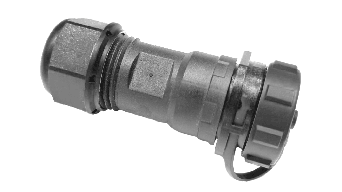 RS PRO Industrial Circular Connectors, 4 Contacts, In-line, SP13 Connector, Socket, Male, IP68