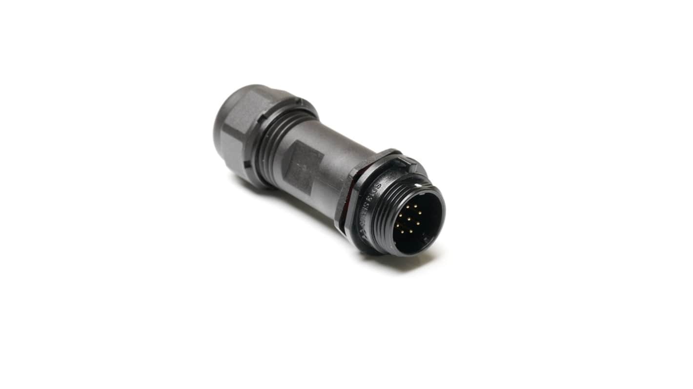RS PRO Industrial Circular Connectors, 9 Contacts, In-line, SP13 Connector, Socket, Male, IP68
