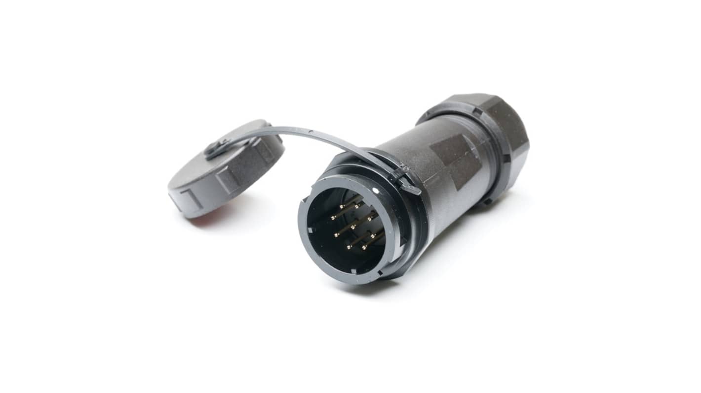 RS PRO Industrial Circular Connectors, 9 Contacts, In-line, SY21 Connector, Socket, Male, IP67