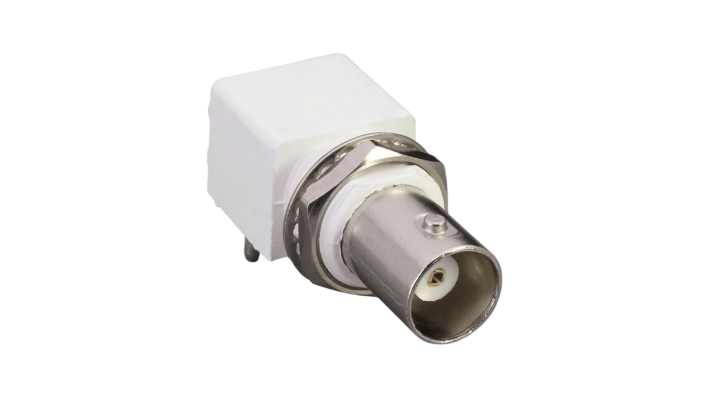 Linx, Jack PCB BNC Connector, 50Ω, Through Hole Termination, Straight Body