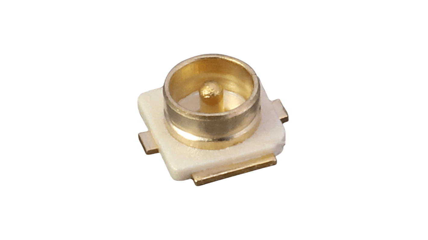 Linx, Jack Board Mount UMCC Connector, 50Ω, PCB Termination, Straight Body