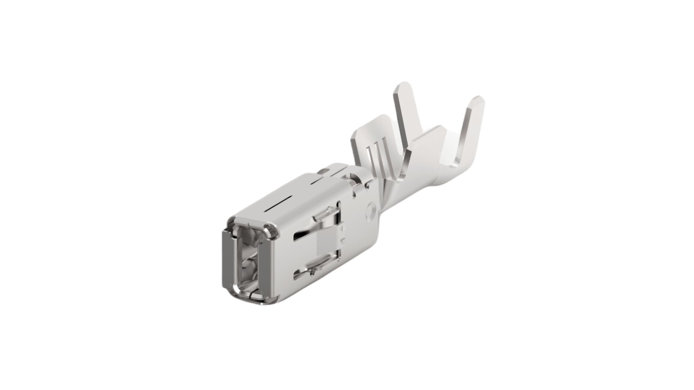 TE Connectivity Kfz-Anschlussklemme Buchse, Steckdosenklemmen Silber-beschichtet