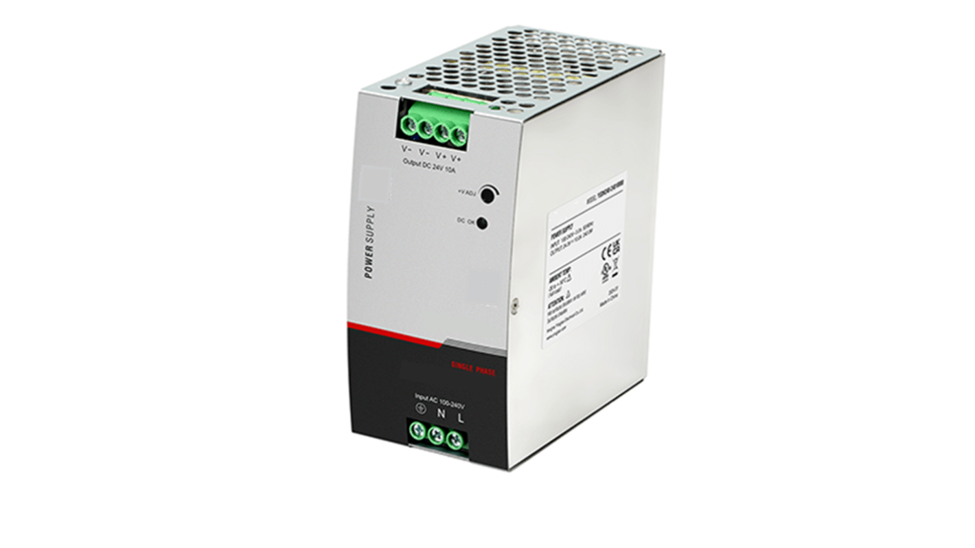 RS PRO DIN Rail Power Supply, 90 → 264V ac ac, dc Input, 48V dc dc Output, 2.5A Output, 120W