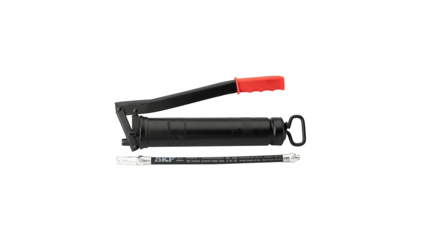 Ingrassatore manuale SKF 1077600 H, pressione massima 400bar, capacità 500 ml, Acciaio