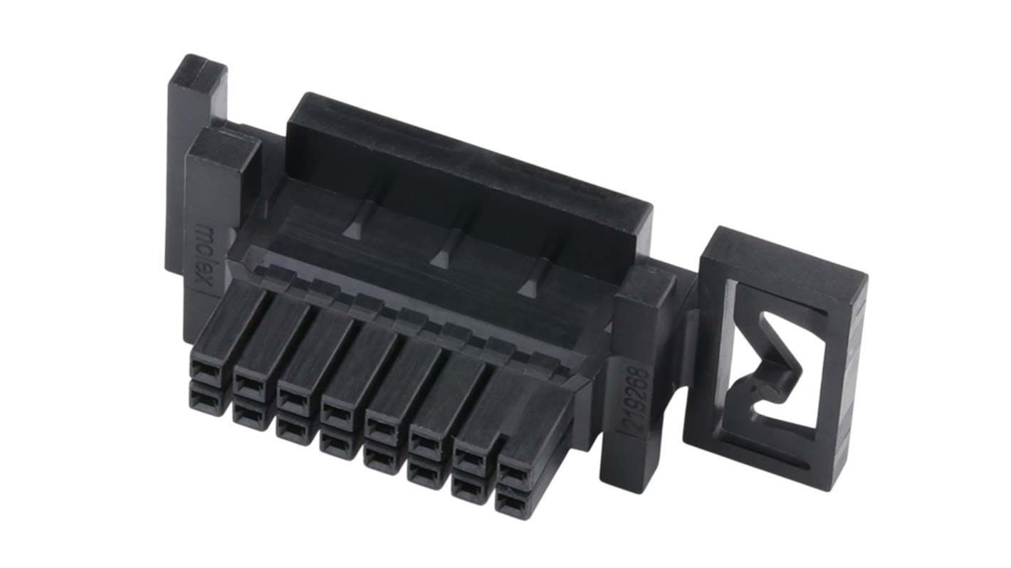 Molex, 219268 Receptacle Housing Plug, 2.5mm Pitch, 16 Way, 2 Row