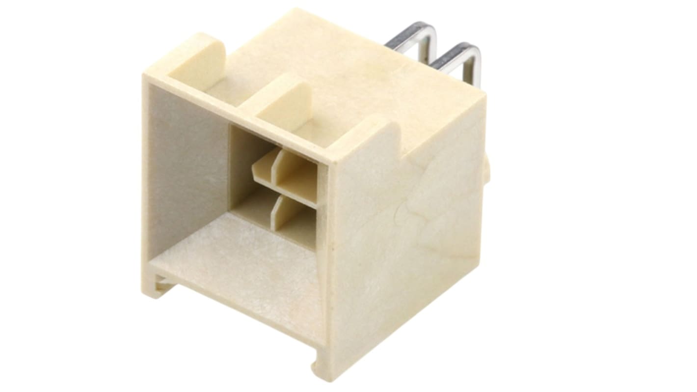 Molex 219637 Series Right Angle Through Hole PCB Header, 8 Contact(s), 2.5mm Pitch, 2 Row(s), Shrouded