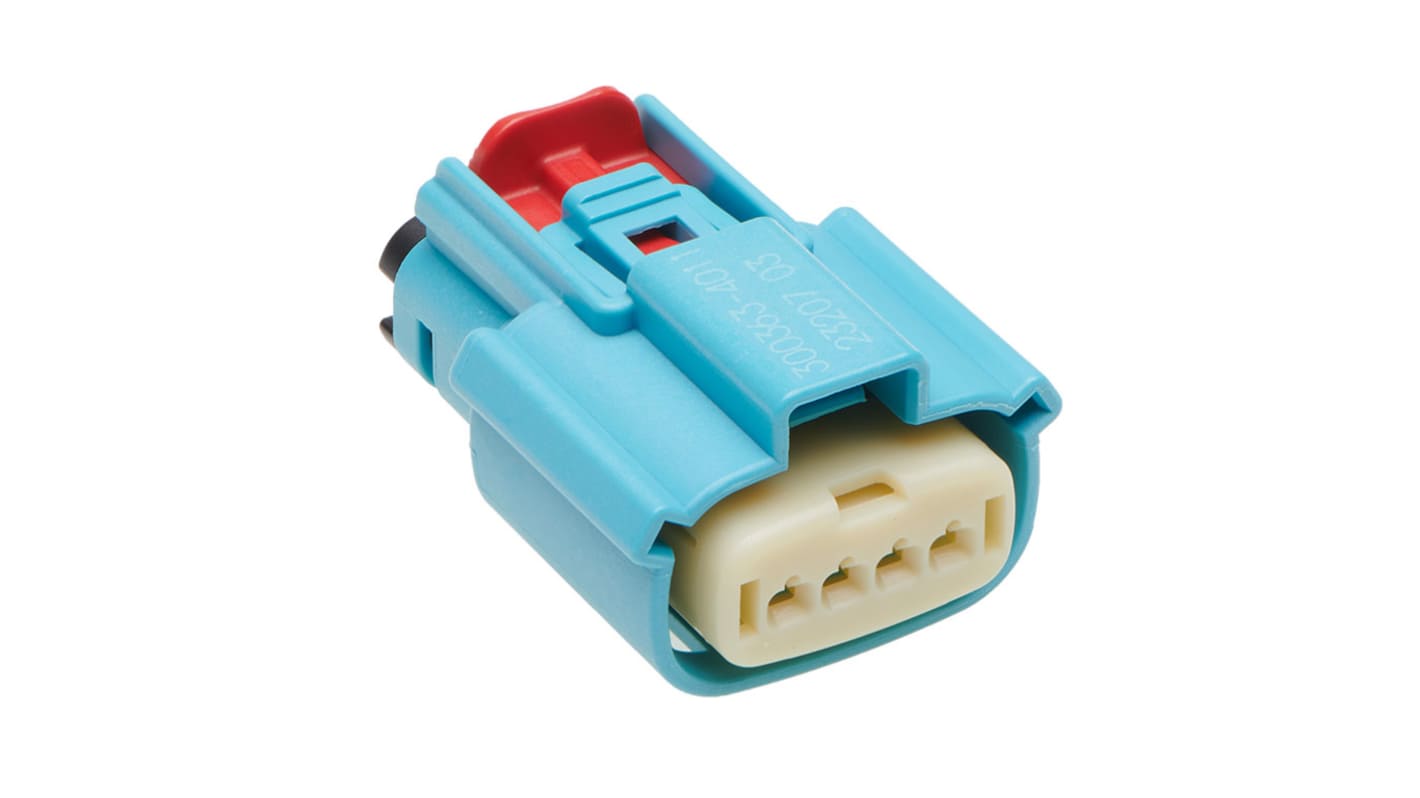 Corpo connettore automotive Molex, Connettore femmina, file