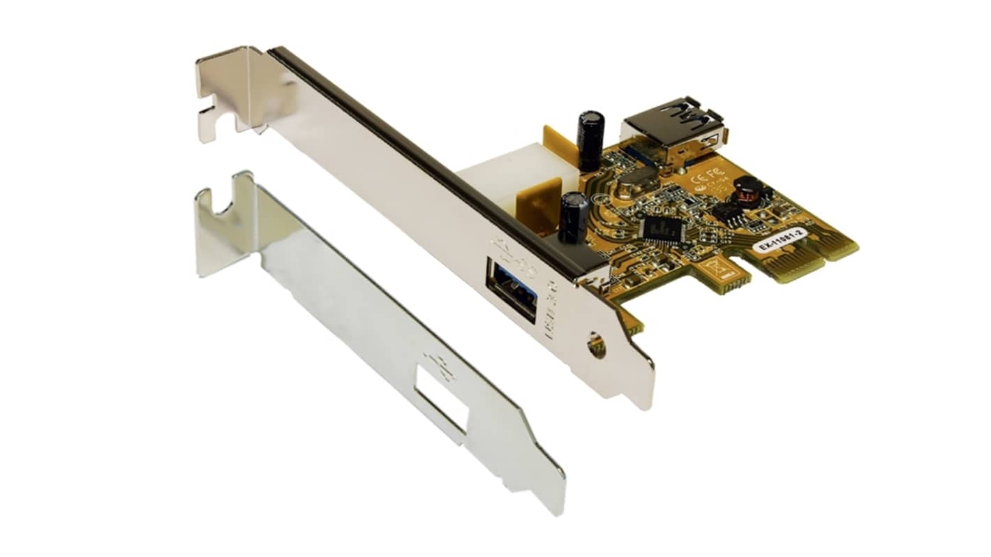 Exsys 1 PCIe USB 3.2 Serial Card