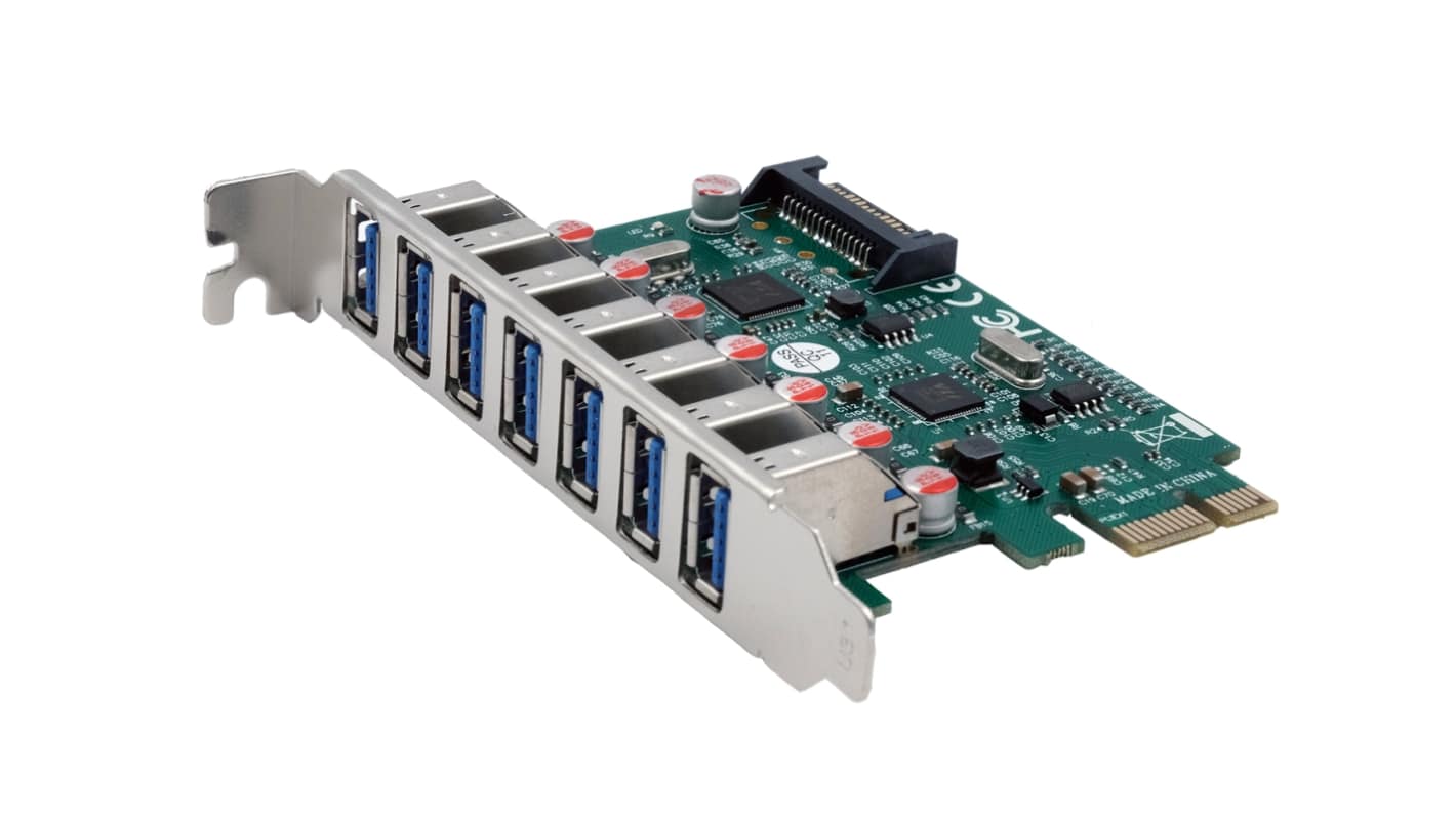 Exsys 7 Port PCIe USB Serial Card