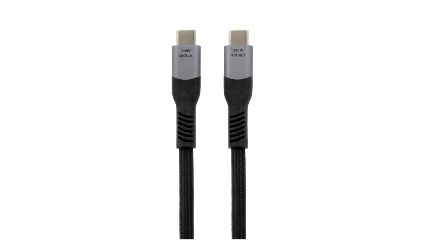 Kabel USB Złącze A USB C Złącze B USB C dł. 1m Kabel USB 4 Thunderbolt 3