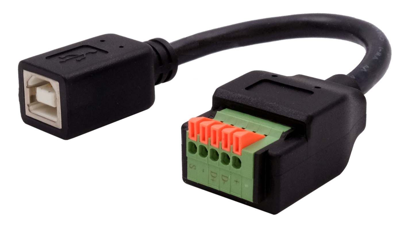 Exsys Terminal Block USB B Female Female Interface Adapter