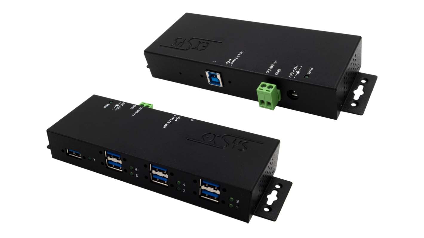 Hub USB Exsys EX-1517HMVS USB 3.2 USB 7 Batteria