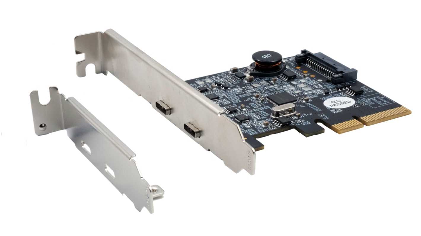 Karta szeregowa, USB 3.2, l. portów: 2, magistrala: PCIe, Szeregowe