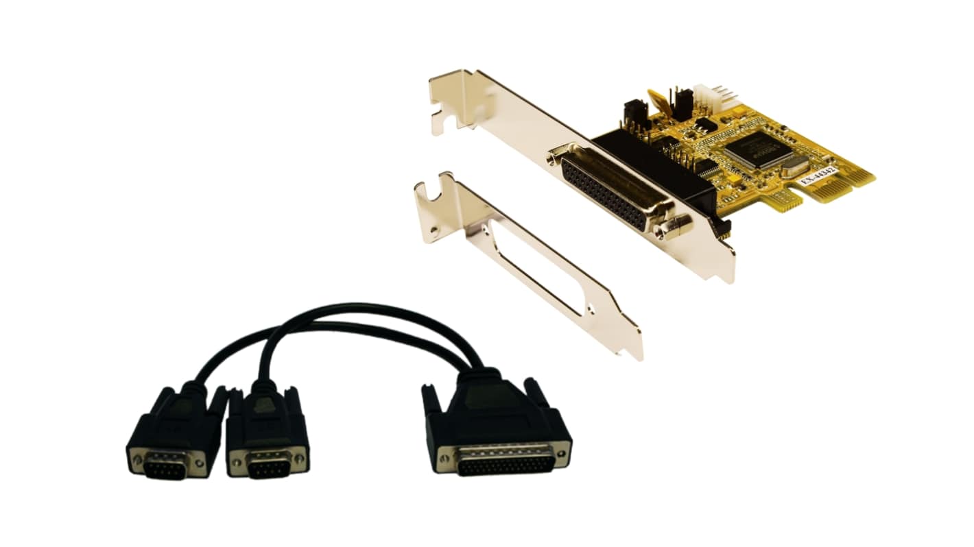 Exsys 2 Port PCIe RS232 Serial Card