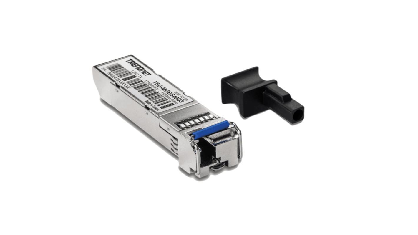 Trendnet LC Ethernet Media Converter, Single Mode, 1250Mbit/s, Full Duplex 40km