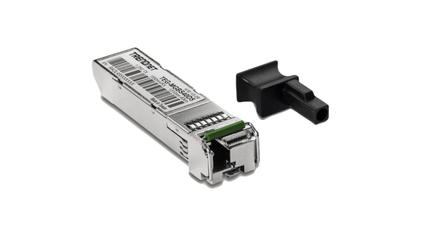 Trendnet LC Ethernet Media Converter, Single Mode, 1250Mbit/s, Full Duplex 40km