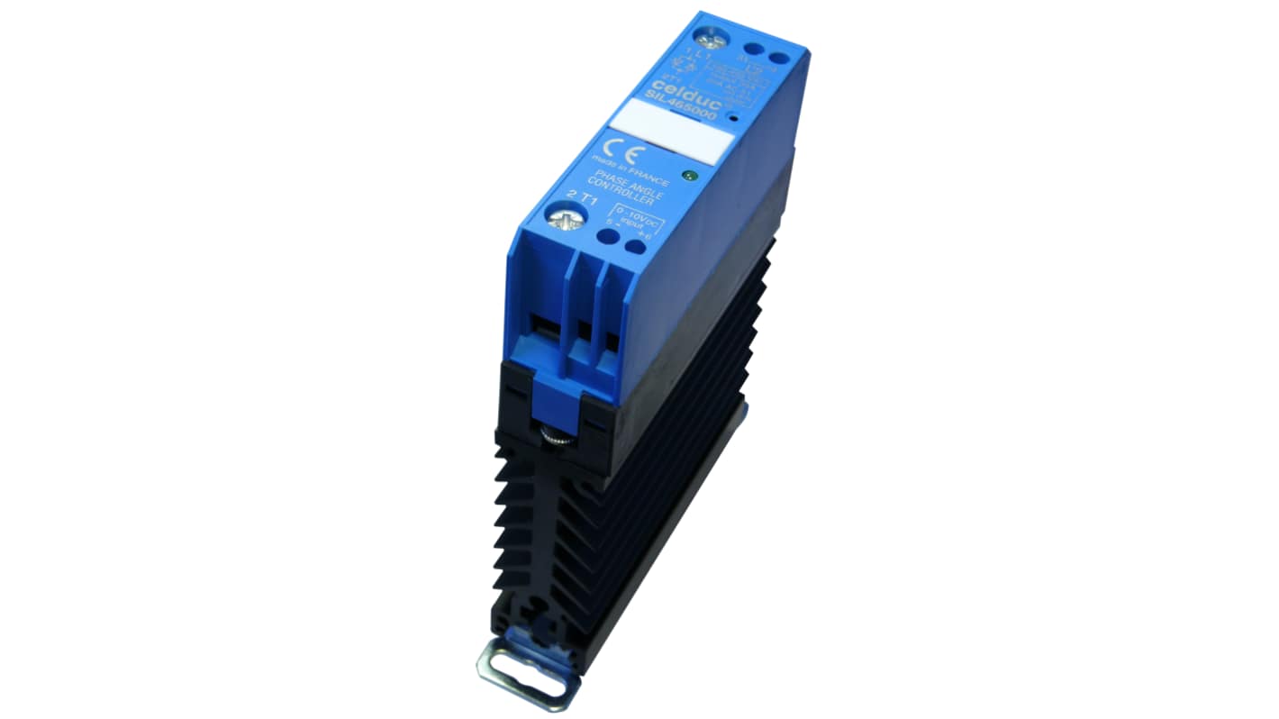 Celduc SIL46 Series Solid State Relay, 32 A Load, DIN Rail Mount, 450 V Load