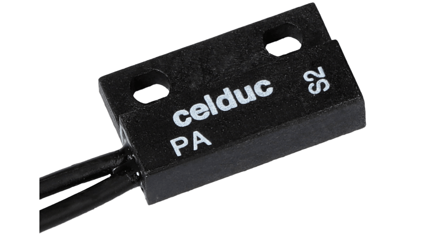 Celduc Rectangular Magnetic Proximity Sensor, 1NO, , 1A
