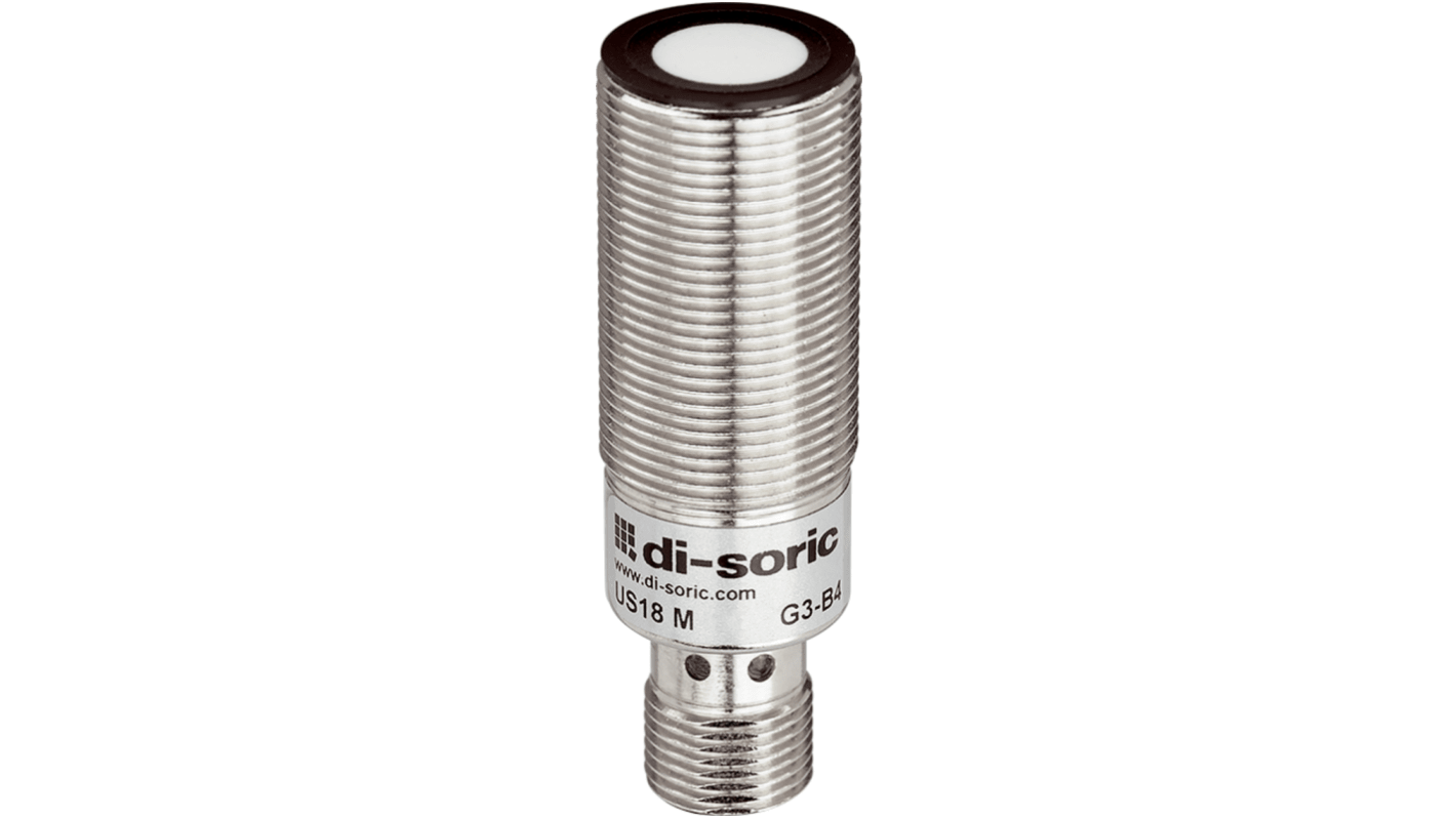Di-Soric超音波 超音波センサ 範囲： 150 → 1500 mm ,M18 ,18 → 30 V DC