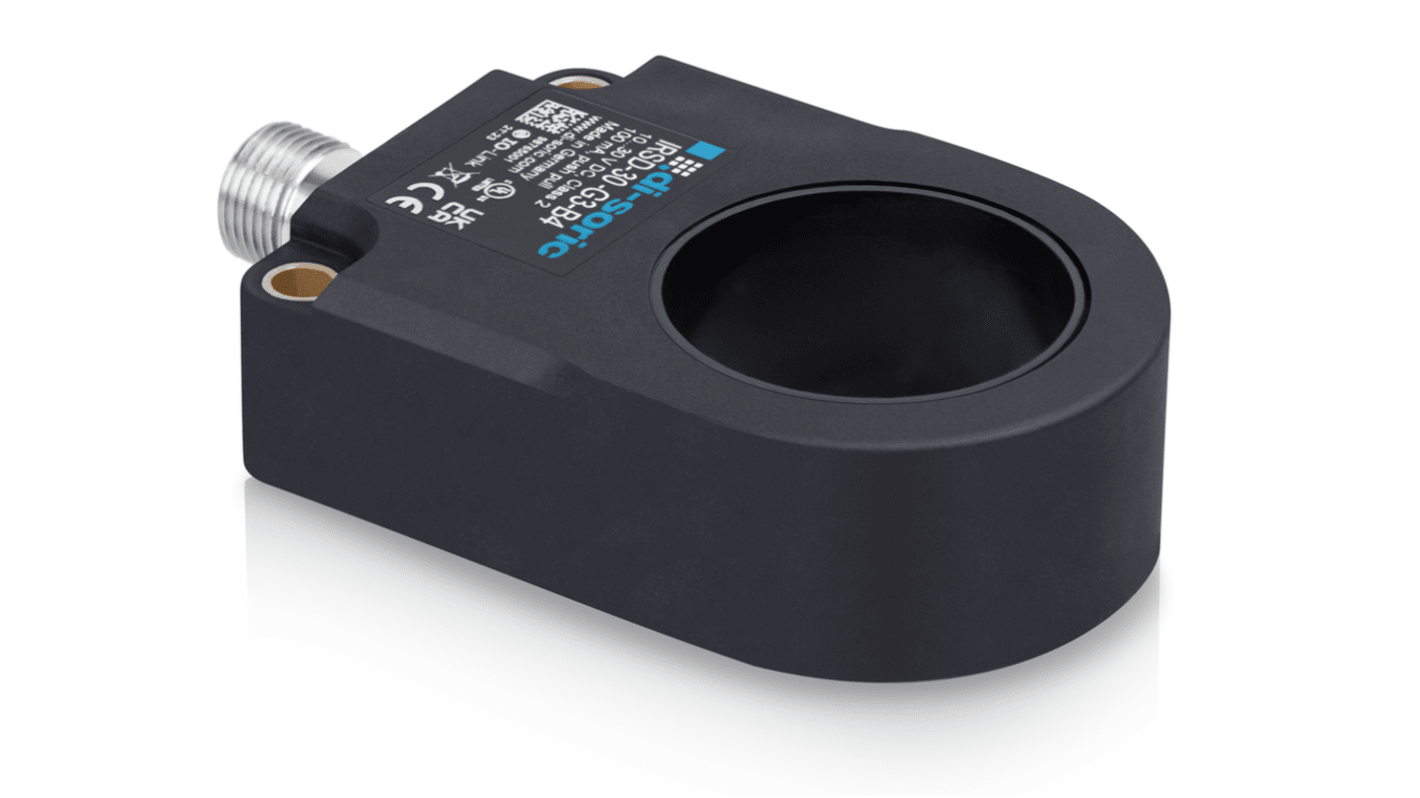 Di-Soric Inductive Ring Inductive Proximity Sensor, M12, PNP/NPN NO/NC, 10 → 30 V dc