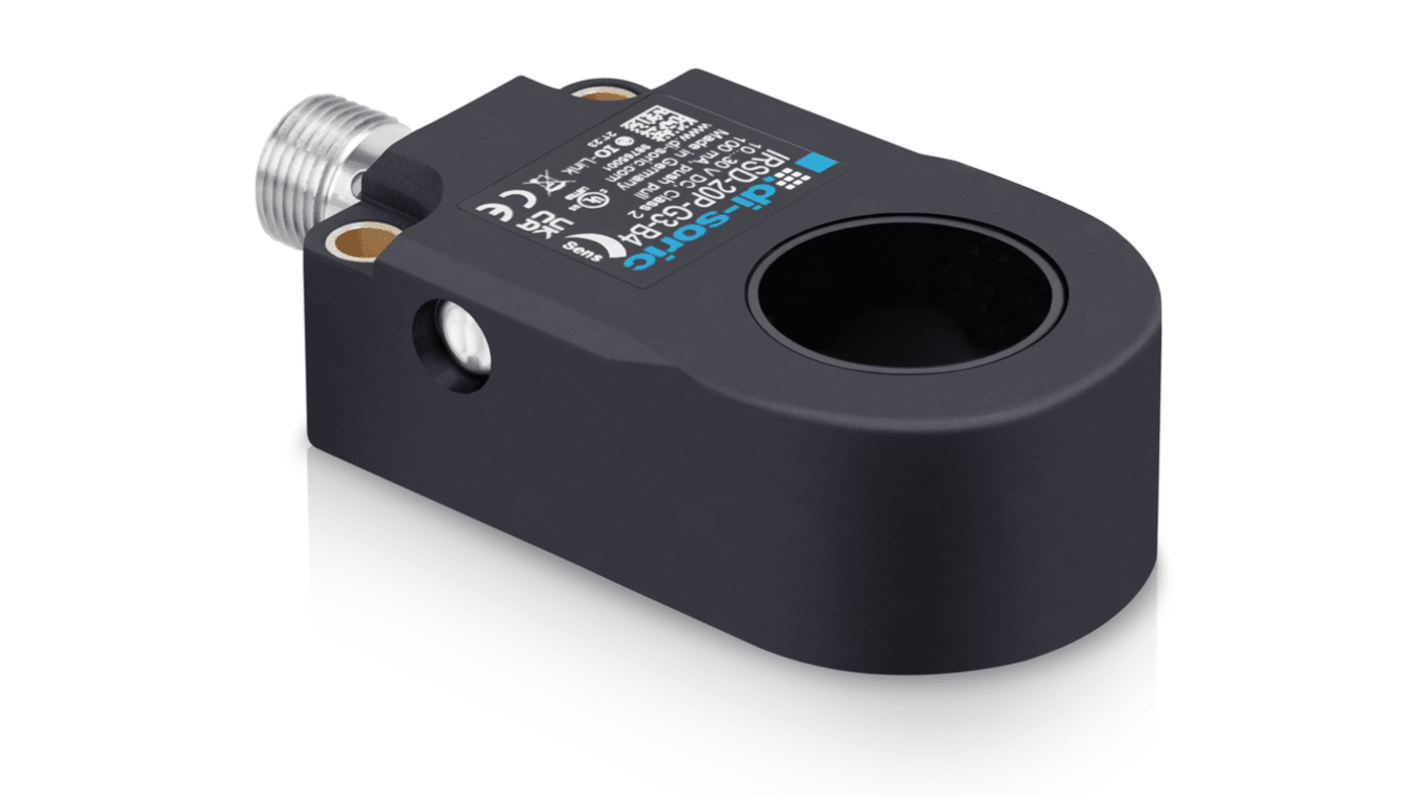 Di-Soric Inductive Ring Inductive Proximity Sensor, M12, PNP/NPN NO/NC, 10 → 30 V dc