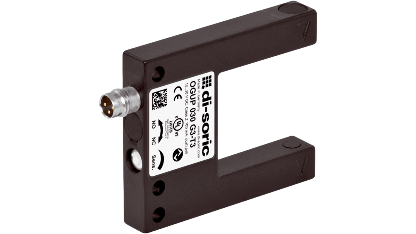Di-Soric Optical Photoelectric Sensor, Fork Sensor, 30 mm Detection Range IO-LINK