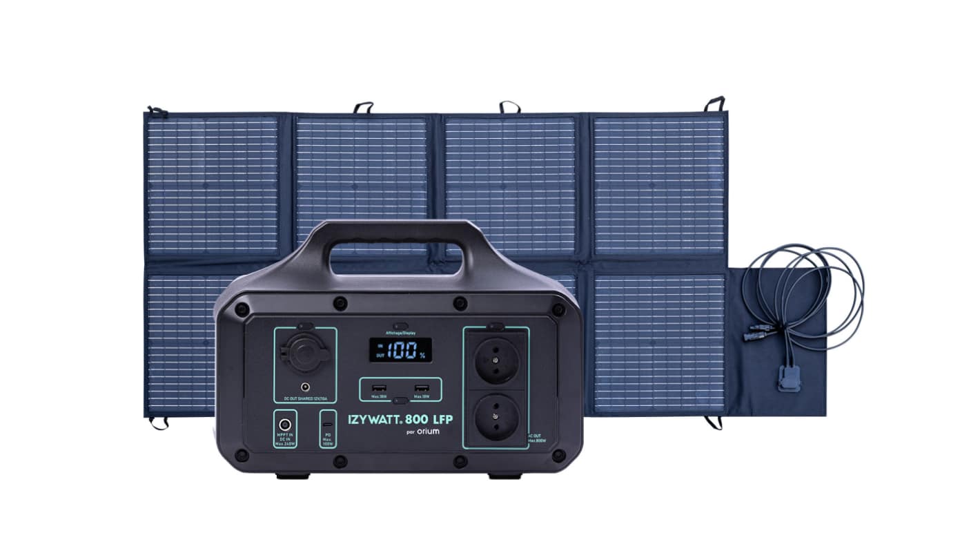 Pack station d'énergie portative, Vin 230V, Vout 20V, 1600W