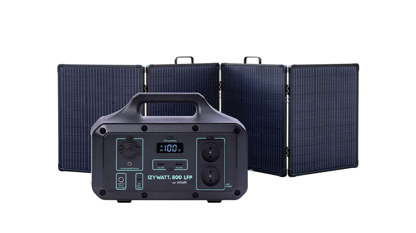 Pack station d'énergie portative, Vin 230V, Vout 20V, 1600W