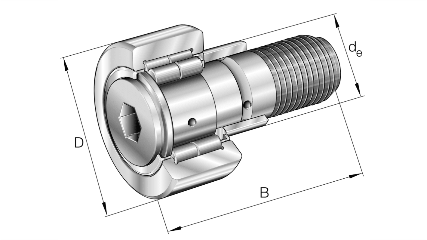 Yoke Type Track Roller NUKRE62-A, 62mm OD