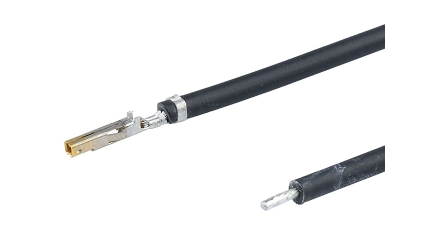 Molex Female Mini-Fit to Pigtail Pre-Crimped Lead, 150mm, 18AWG, Black