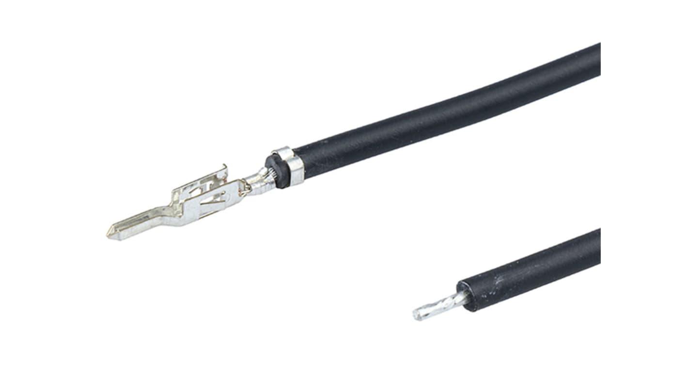 Molex Male Mini-Fit to Pigtail Pre-Crimped Lead, 150mm, 20AWG, Black