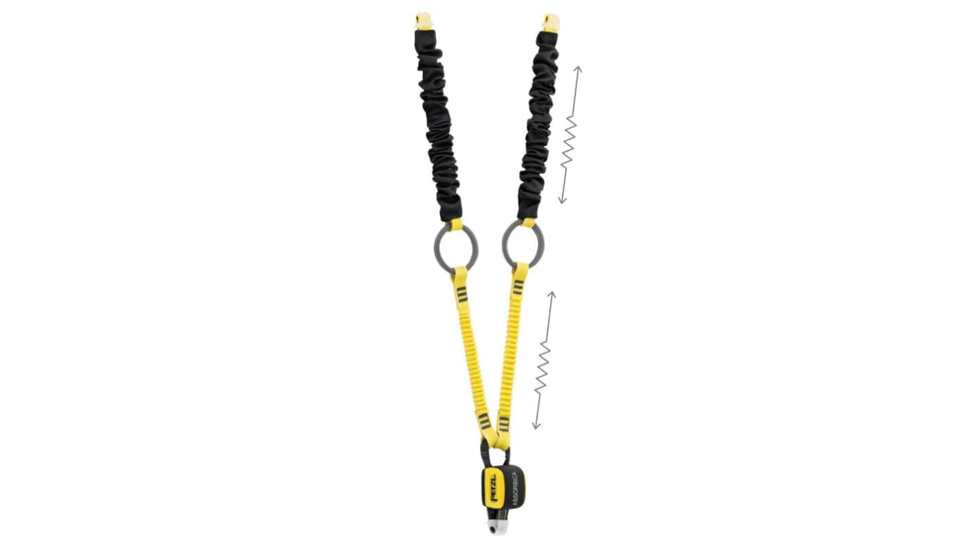 Petzl 2000mm Fall Arrest Lanyard OK Triact Karabiner Twin