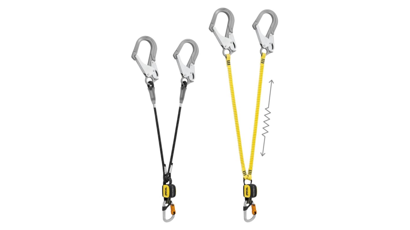 Petzl 1830mm Fall Arrest Lanyard MGO 60 BmD Triact Twin