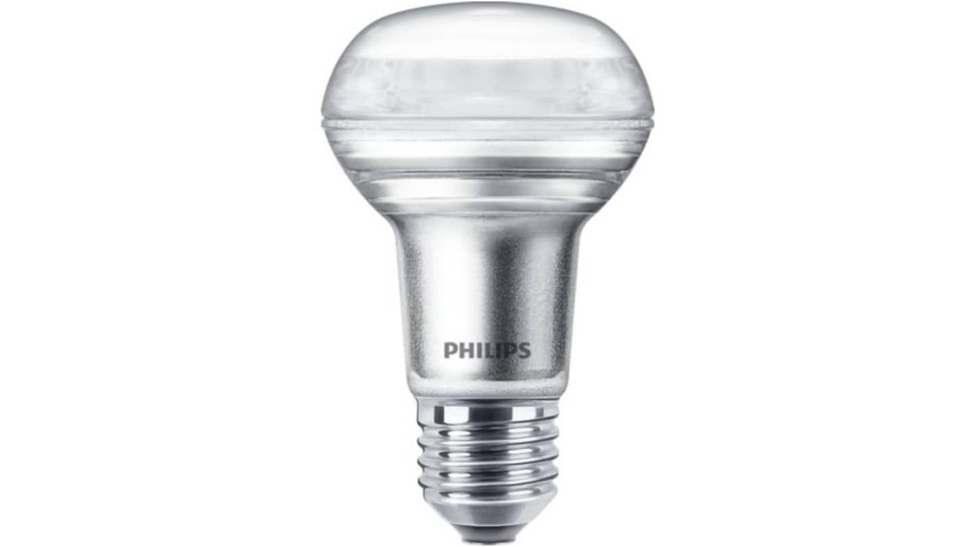 Lampade LED Philips con base E27, 3 W, col. Bianco caldo