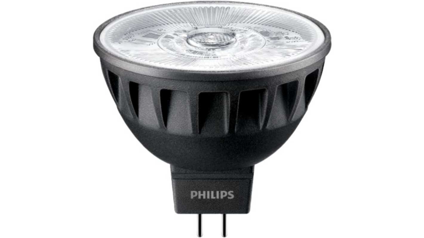 Lampade LED Philips con base GU5.3, 6,7 W, col. Bianco caldo, intensità regolabile