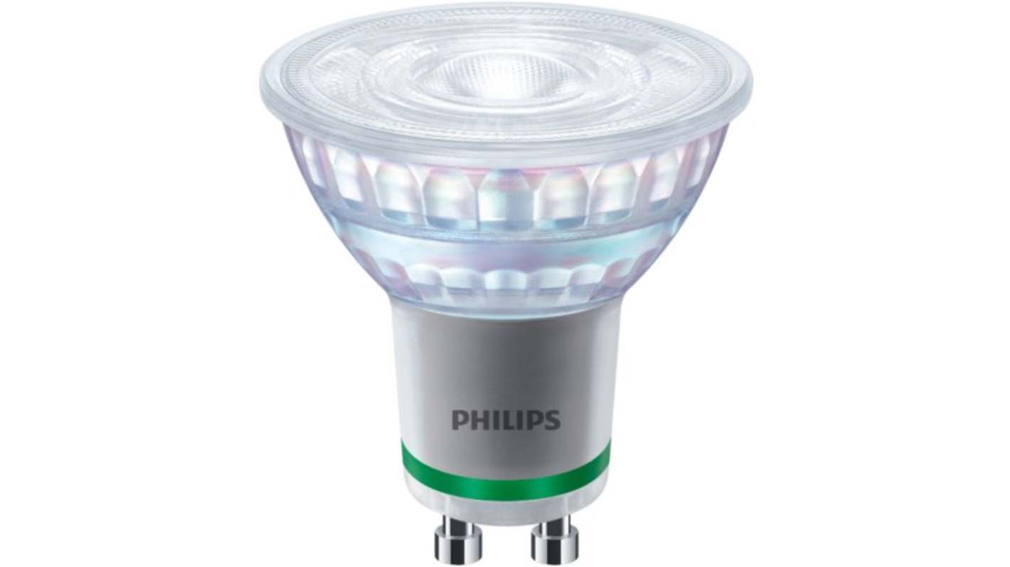 Philips MAS GU10 LED Bulbs 2.1 W(50W), 3000K, White, PAR 16 shape